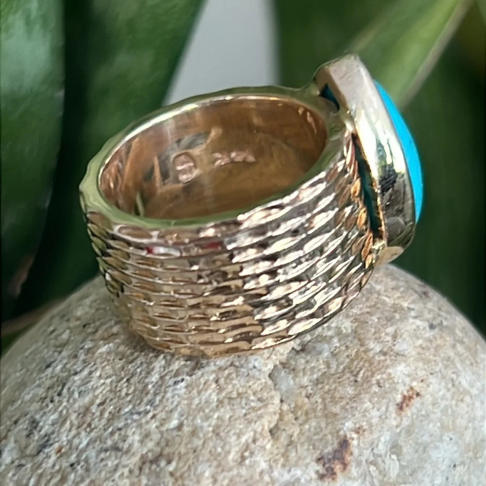 14 karat gold and sleeping beauty ring - Picture 5 of 8